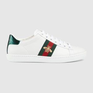 Authentic GUCCI Women's Ace Sneaker with Bee